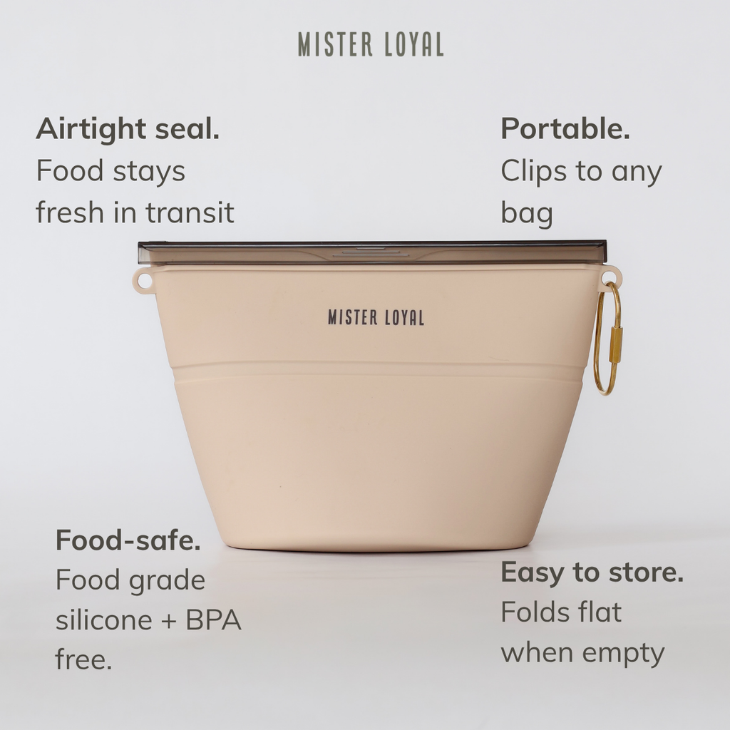 Mister Loyal 2-in-1 Travel Bowl